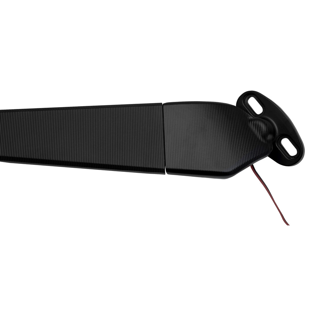 زوج من مرايا الدراجة النارية ذات الأجنحة الهوائية القابلة للتعديل والدوران - 702615
