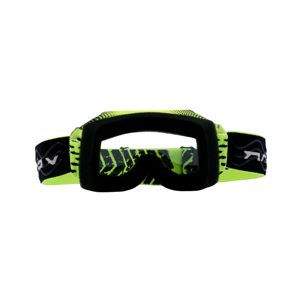 VEMAR Kid's Protective On/Off-Road Dirt Bike Goggles - Fluorescent Green_3