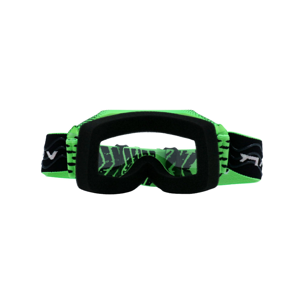 VEMAR Kid's Protective On/Off-Road Dirt Bike Goggles - Green_3