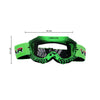 VEMAR Kid's Protective On/Off-Road Dirt Bike Goggles - Green_5