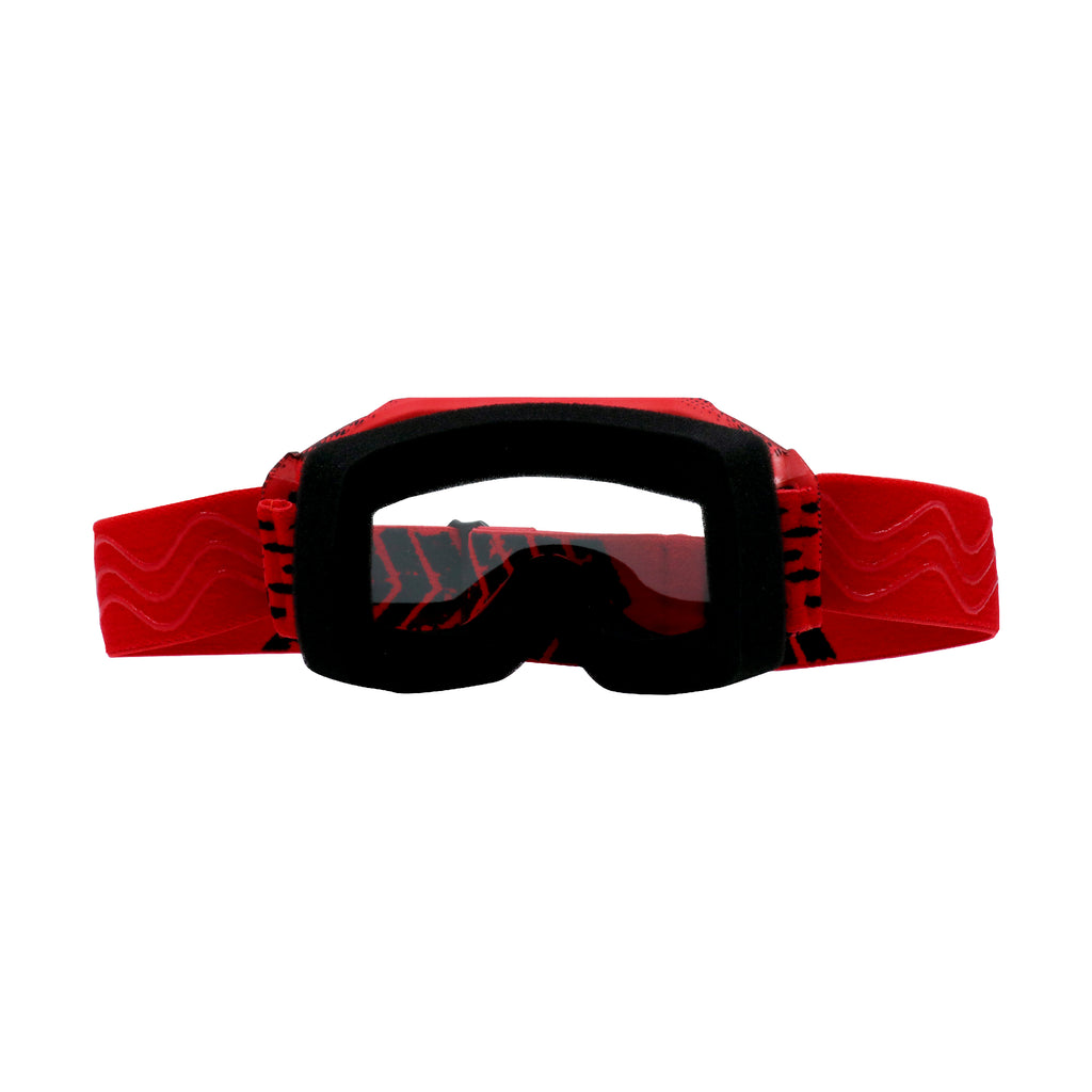 VEMAR Kid's Protective On/Off-Road Dirt Bike Goggles - Red_3