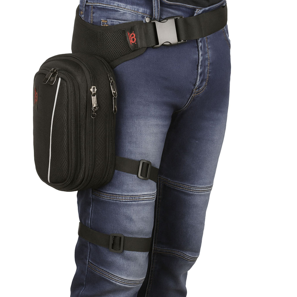 TEX 47 Waist Drop Pouch for Travel, Cycling, Hiking & Running Leg Bag_2