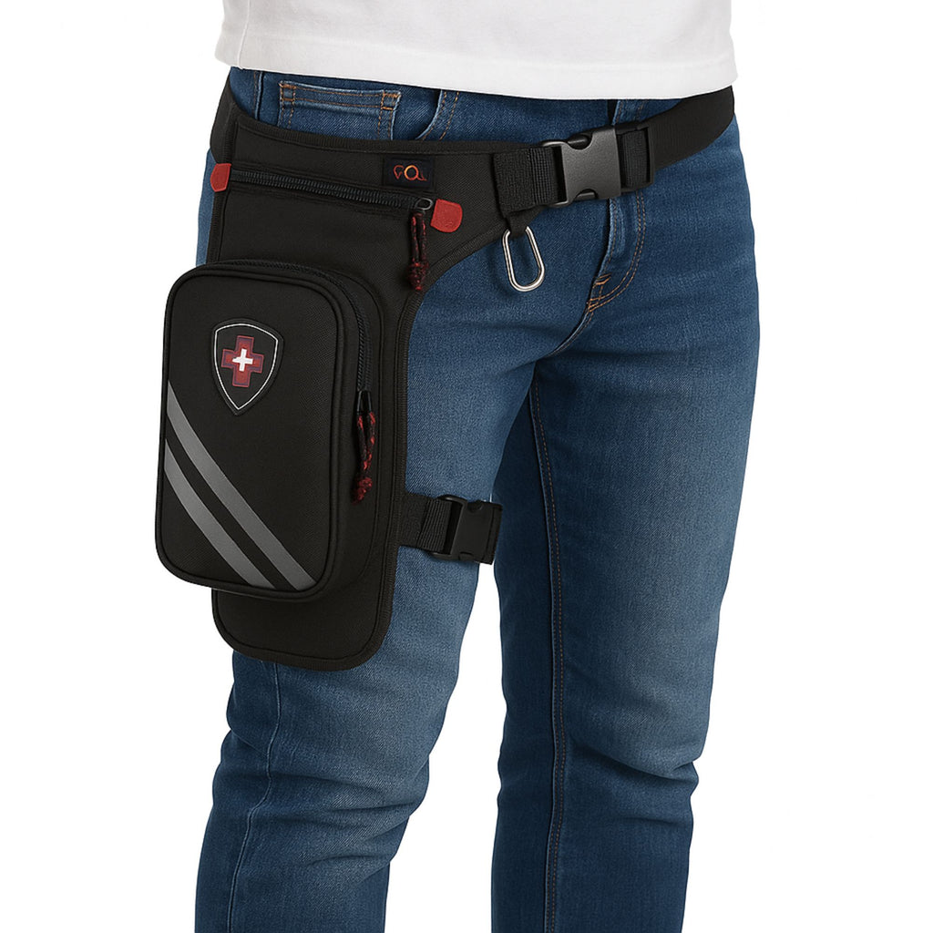 TEX Motorcycle Drop Leg Waist Bag, Waterproof Thigh Bag for Men_3