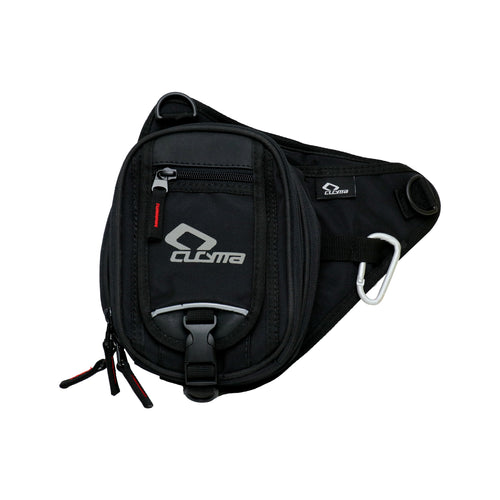 CUCYMA Waterproof Double Zipper Outdoor Cycling Leg Bag Black_1