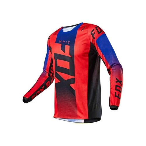 قميص فوكس ريسينغ 180 أوكتيف ام اكس باللون الأحمر بأكمام طويلة للدراجة النارية للشباب - 709331