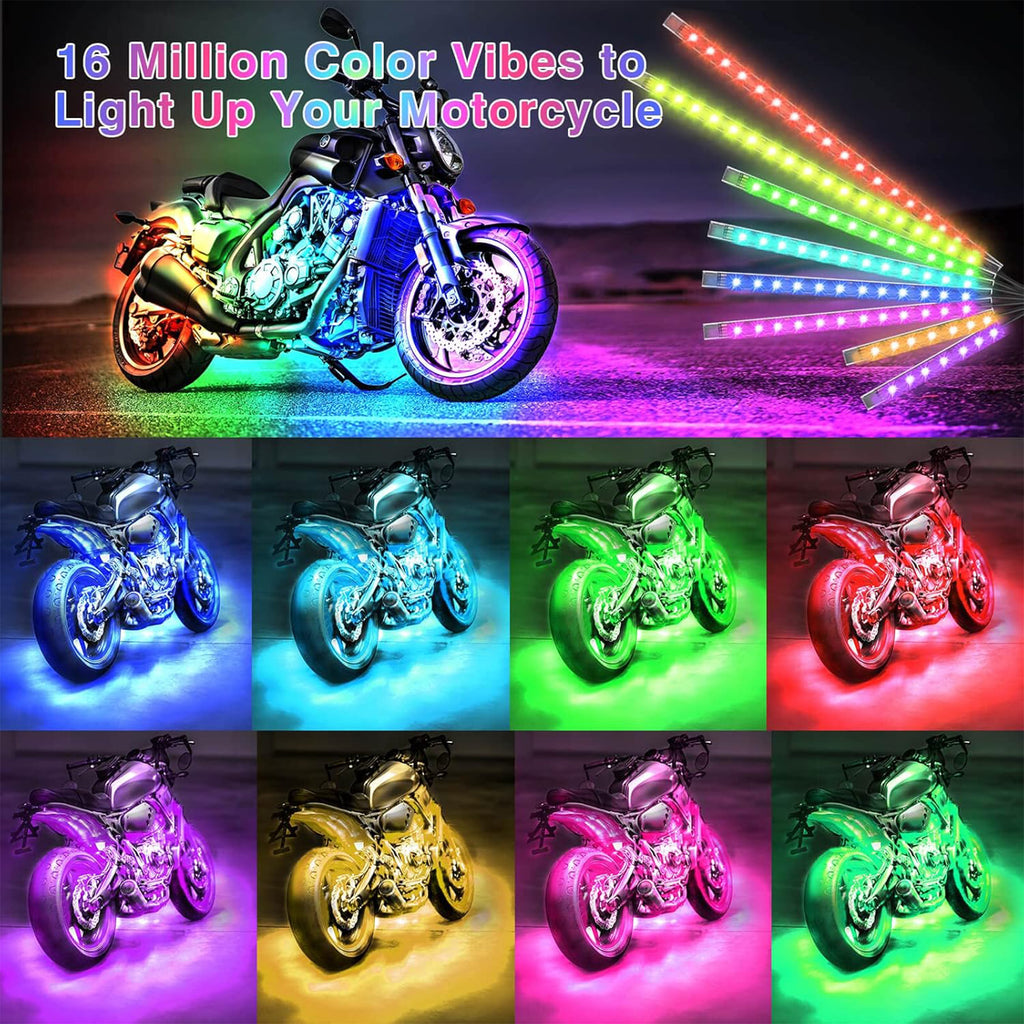 APP Fantasy One Drag 16 Motorcycle RGB Atmosphere Light 16 Straps_3