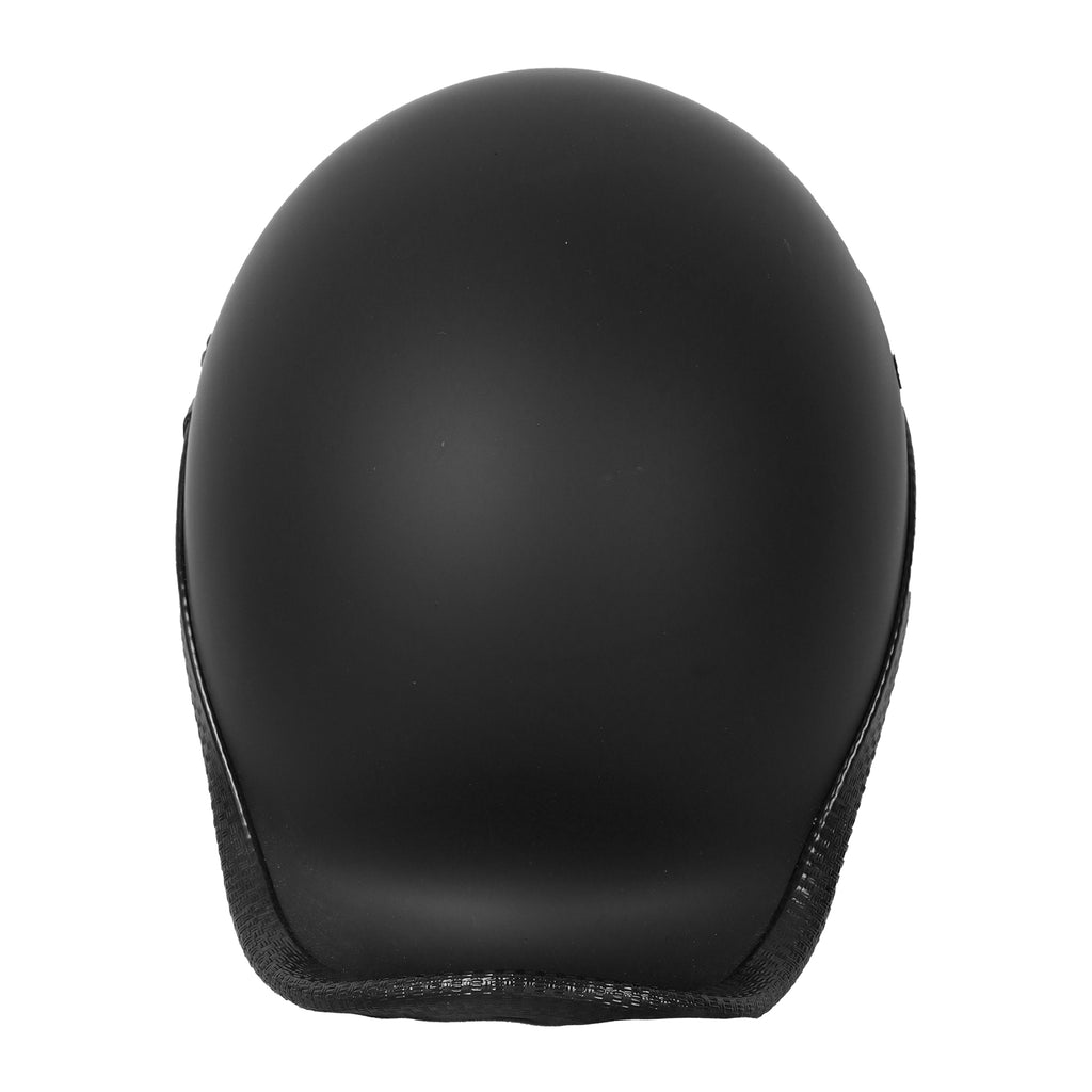 LV COOL Retro Motorcycle Vintage Baseball Skull Cap Open Face Helmet Matte_5