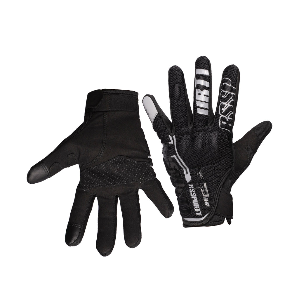 RS SPURTT RS07 Black/Red Motorcycle Gloves - 850286