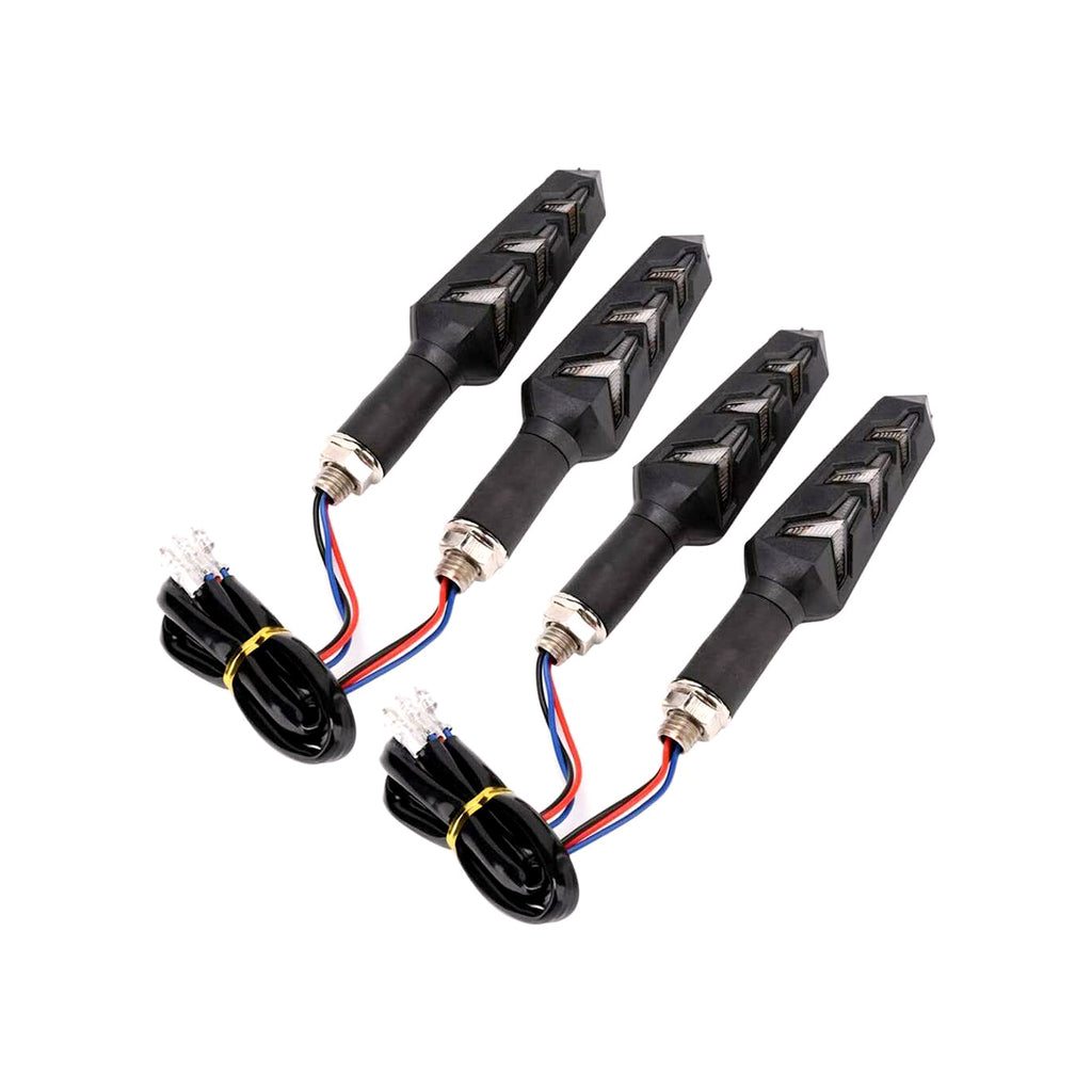 4 PCS Motorcycle Indicators Flowing Turn Signal Lights_1