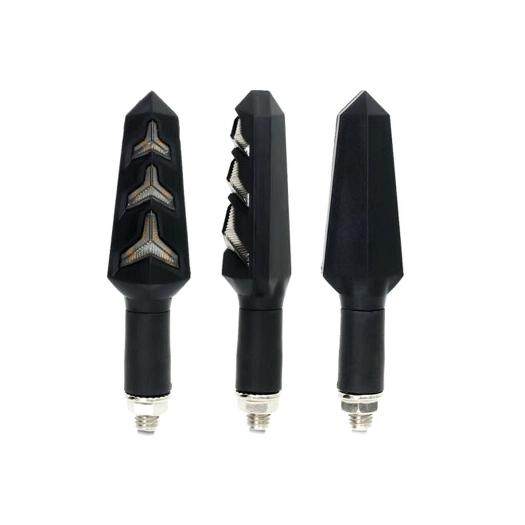 4 PCS Motorcycle Indicators Flowing Turn Signal Lights_3