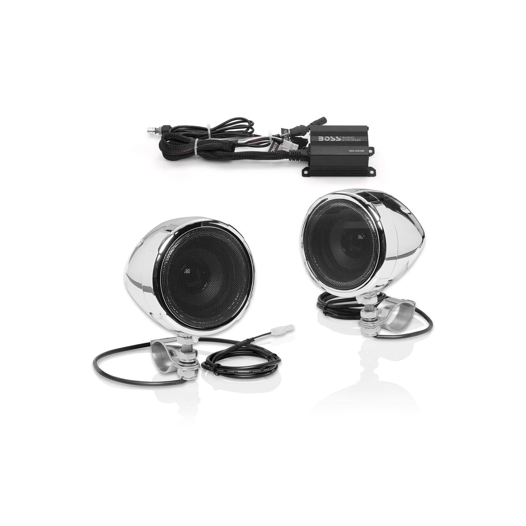 BOSS Audio MC420B Motorcycle Speaker System Weatherproof, 3 Inch - 821537_1