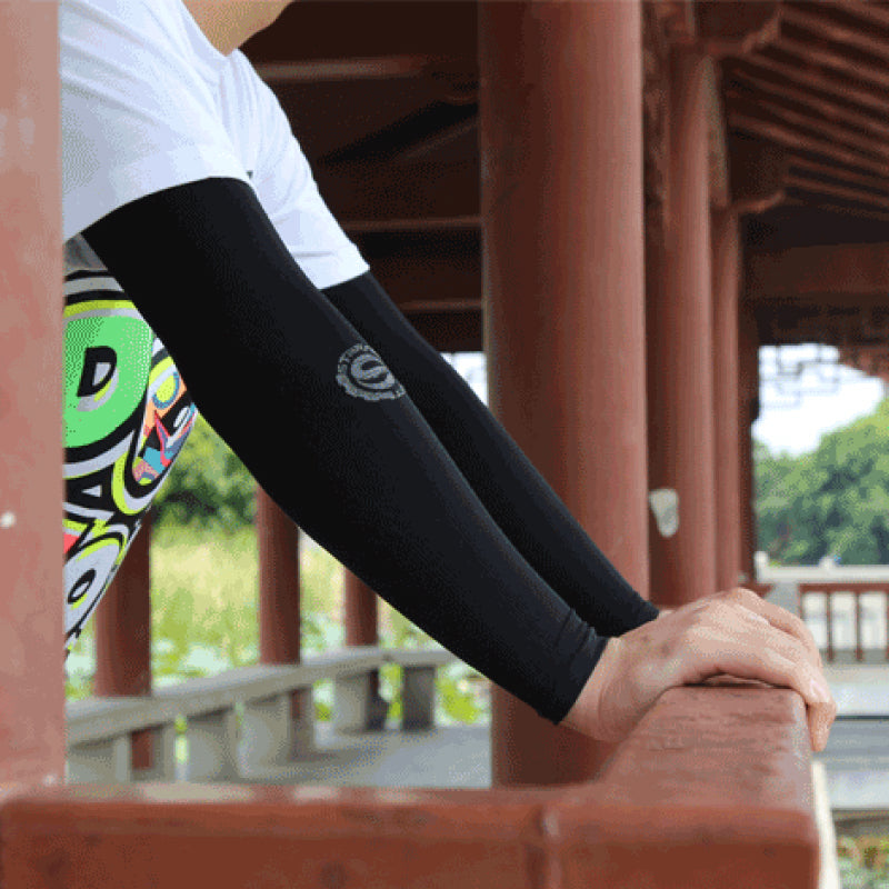 اكمام حماية من ستار فيلد نايت للركوب الدراجات النارية والهوائية باللون الأسود - 823102