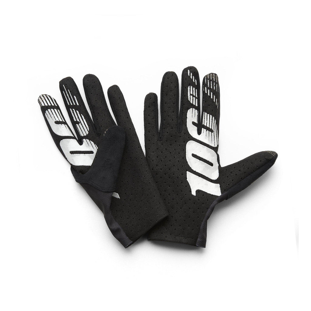 100% Celium Long Motorcycle Gloves for Mountain Bikes Black_2