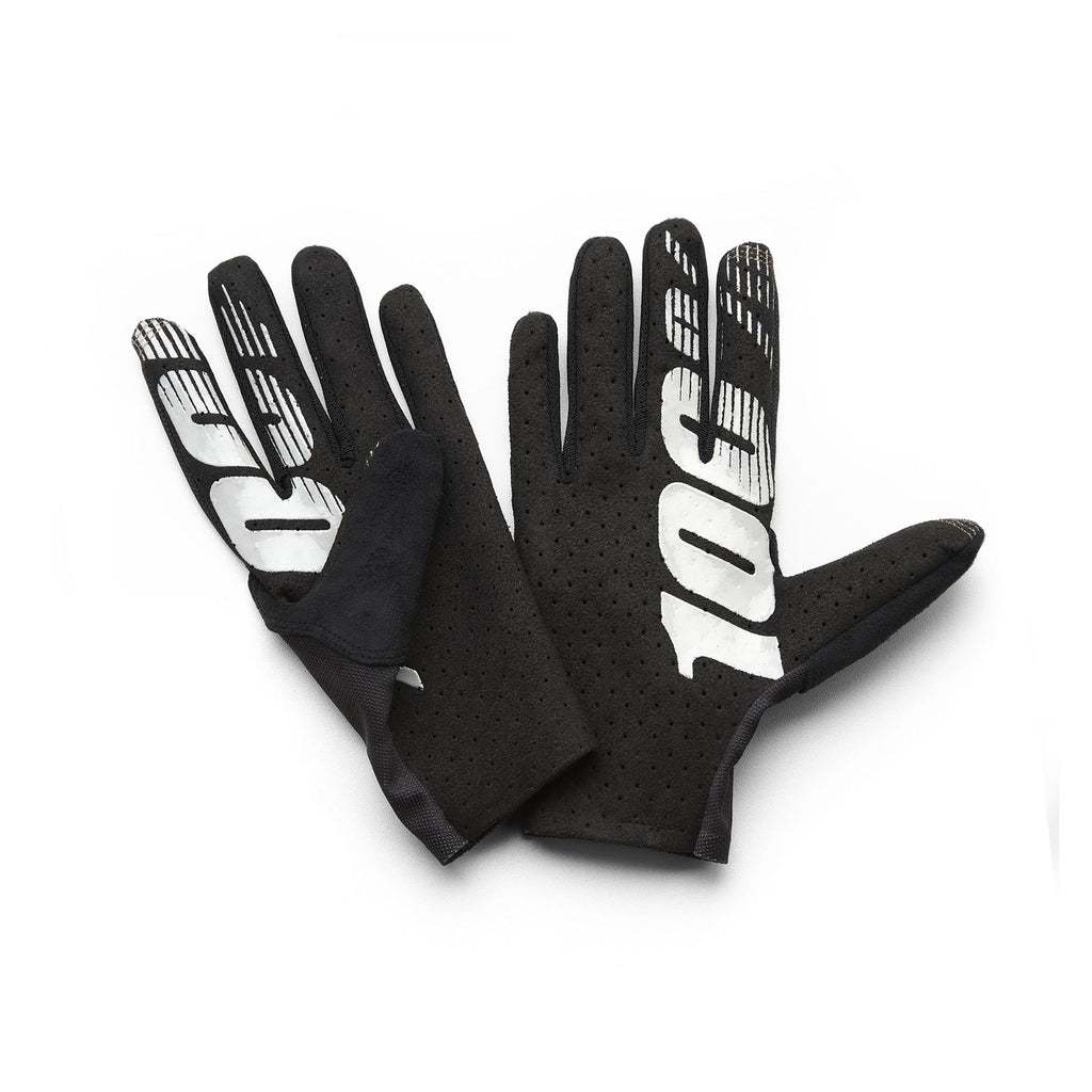 100% Motorcycle Full Finger Celium Motocross Gloves Blue Orange_2