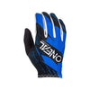 ONEAL Matrix Burnout Hi-Viz Motorcycle Gloves Blue/Black_1