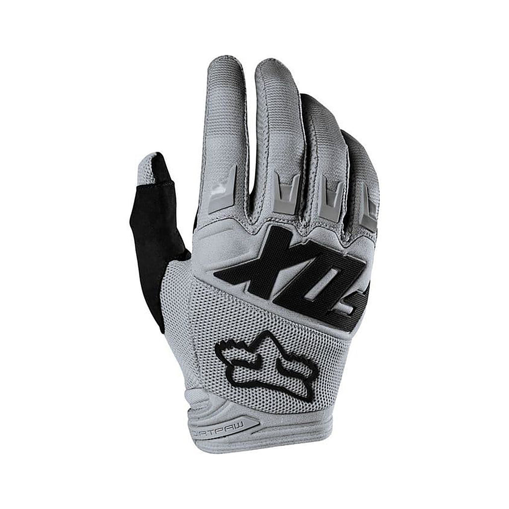 FOX Dirtpaw Race Motorcycle Gloves for Men & Youth, Gray_1