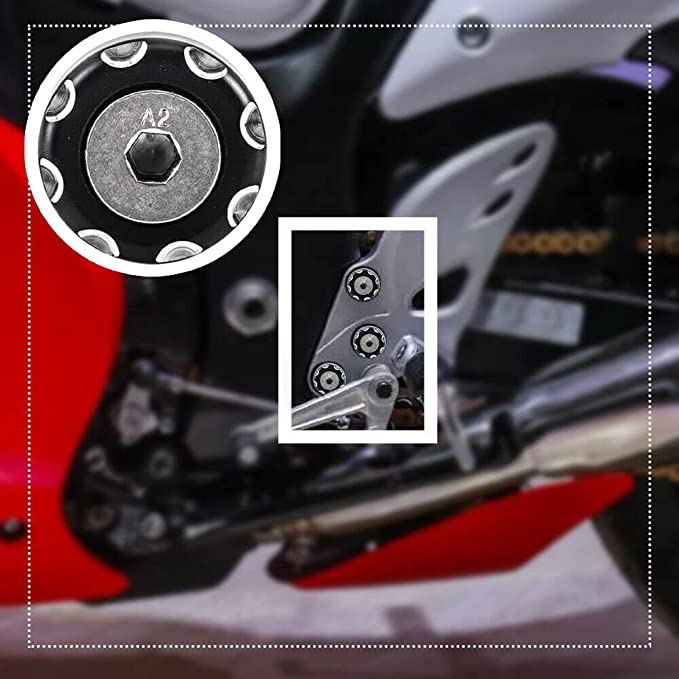 مسامير براغي دواسة القدم الخلفية لـ سوزوكي هايبوزا GSX1300R AK-826053