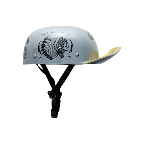 Vintage Open Face Motorcycle DOT Certified Retro Half Helmet - 835591_1