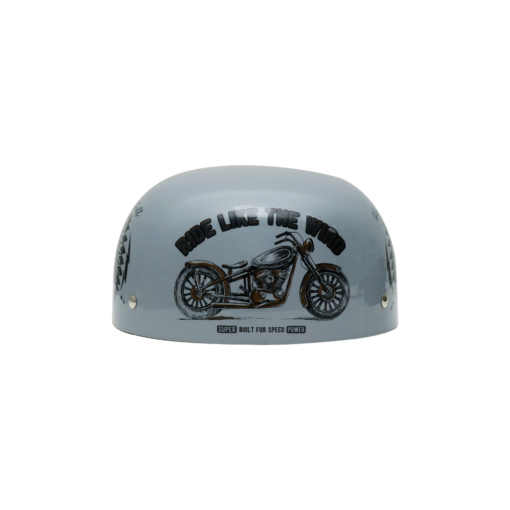 Vintage Open Face Motorcycle DOT Certified Retro Half Helmet - 835591_5