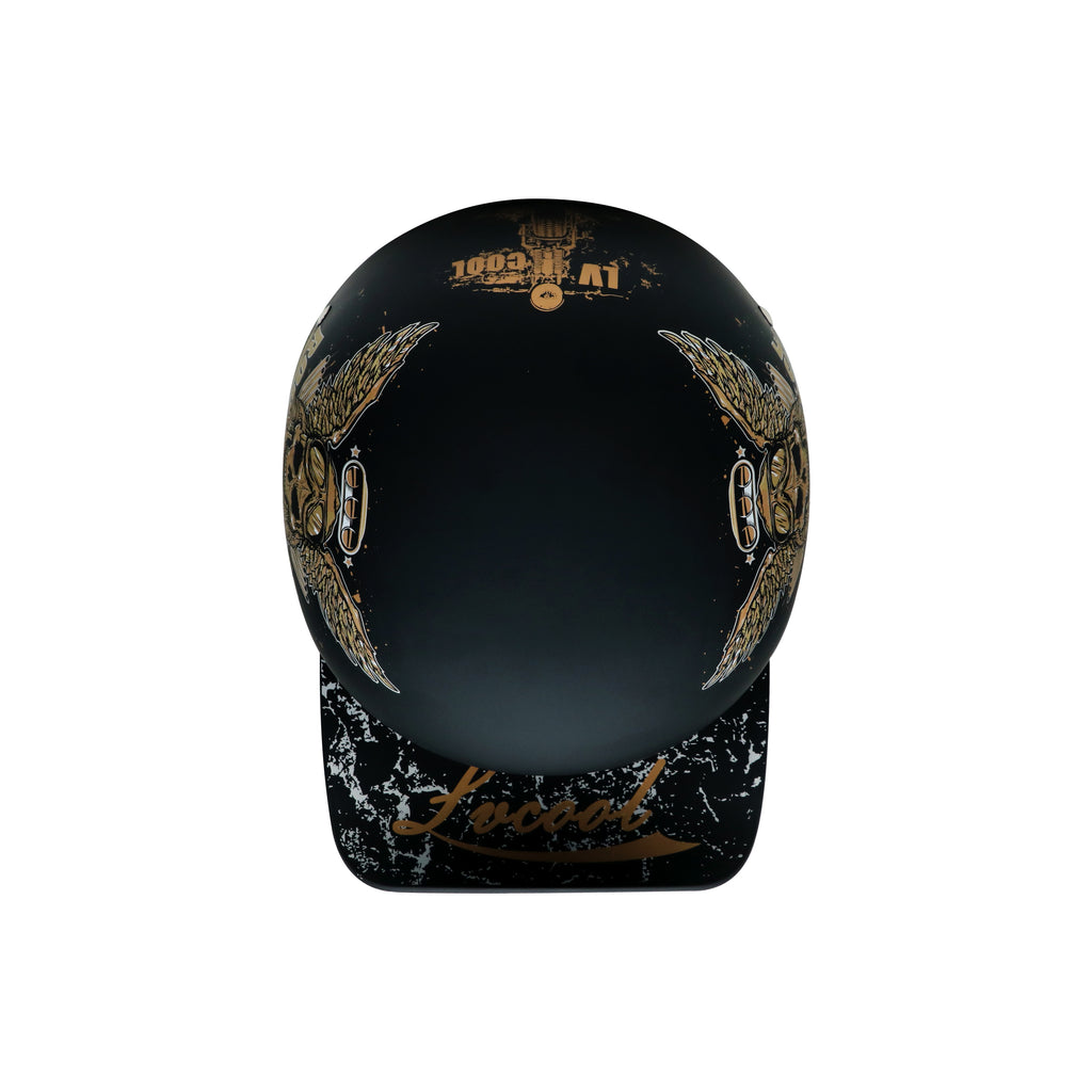 خوذة ريترو نصف الوجه خفيفة الوزن للغاية غير لامعة 835593