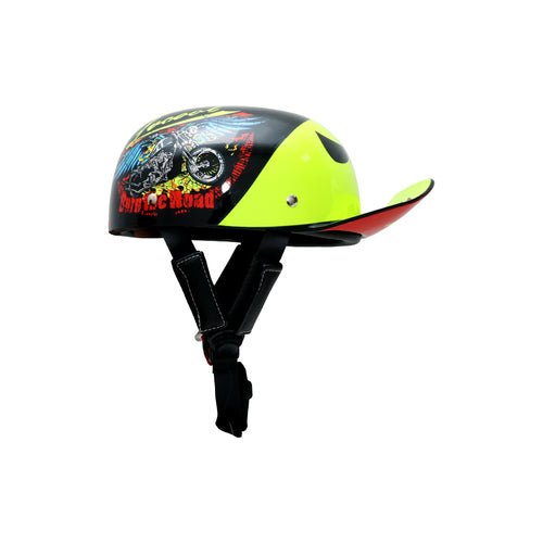Baseball Style Open-Face Cap Scooter Helmet_1