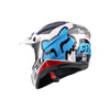 FOX Full Face Motorcycle Helmet Red & White Enduro_3