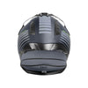 IBK Off Road Motorcycle Motocross Helmet with Glass, Matte Gray/Black - 835609_5