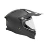 IBK Off Road Motorcycle Motocross Helmet with Glass & Matte Black - 835610_3