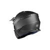 IBK Motorcycle Motocross Full Face Helmet with Glass, Black Matte- 835612