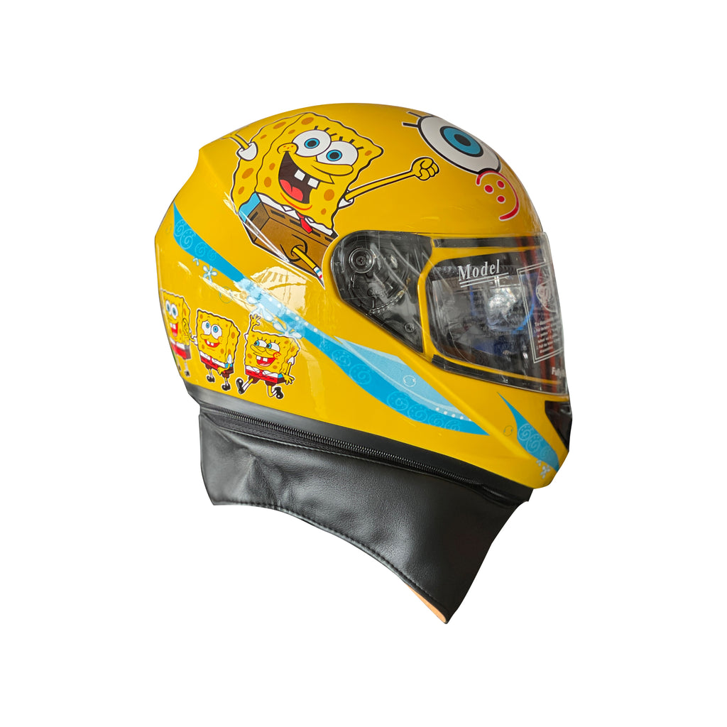 Children's Full Face Motorcycle Motocross Cartoon ABS Helmet_2