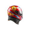 Safety Full Face Childrens Racing Motorcycle Helmet, Red_2