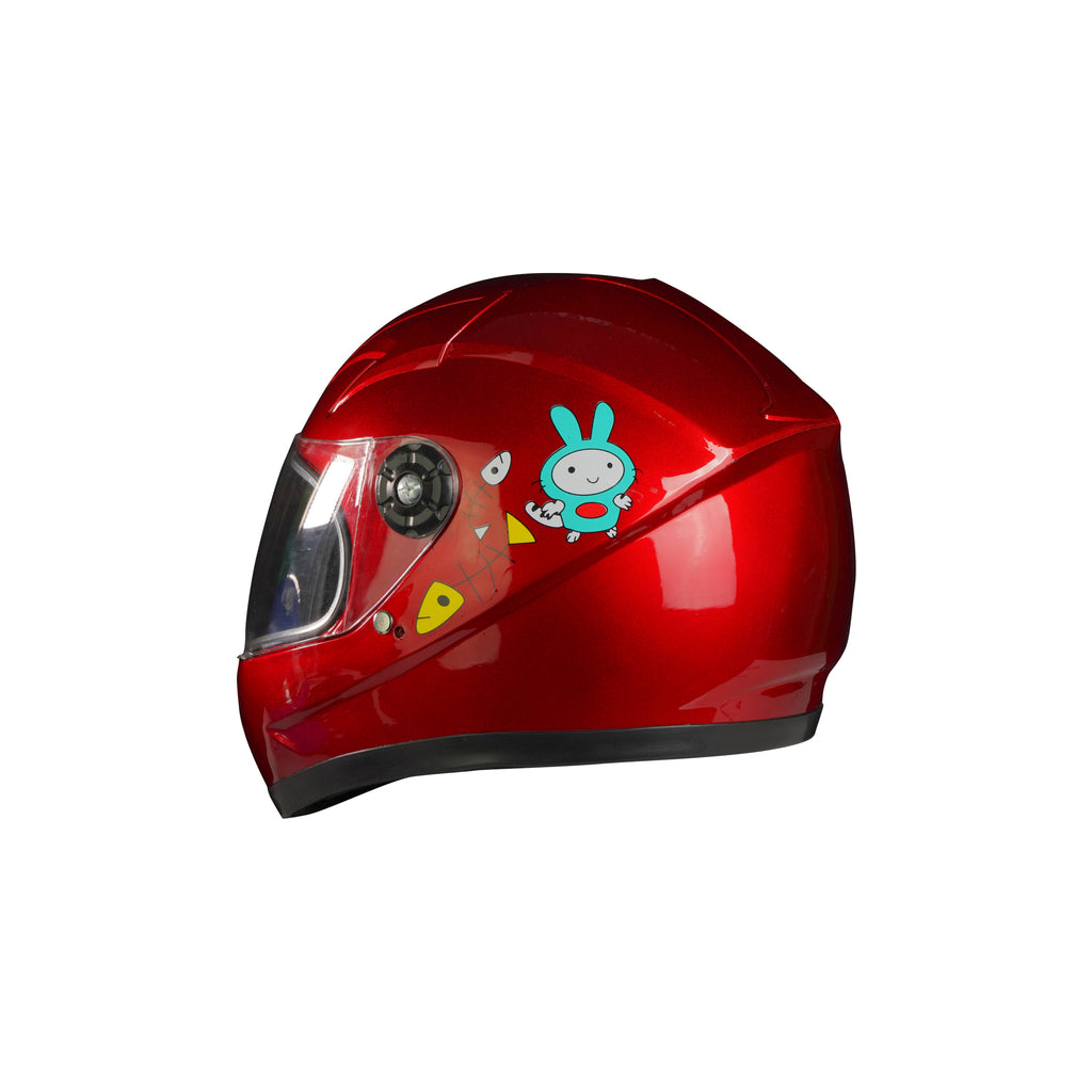 Childrens Full Face Helmet with Visor for Scooter Bicycle Skating_3
