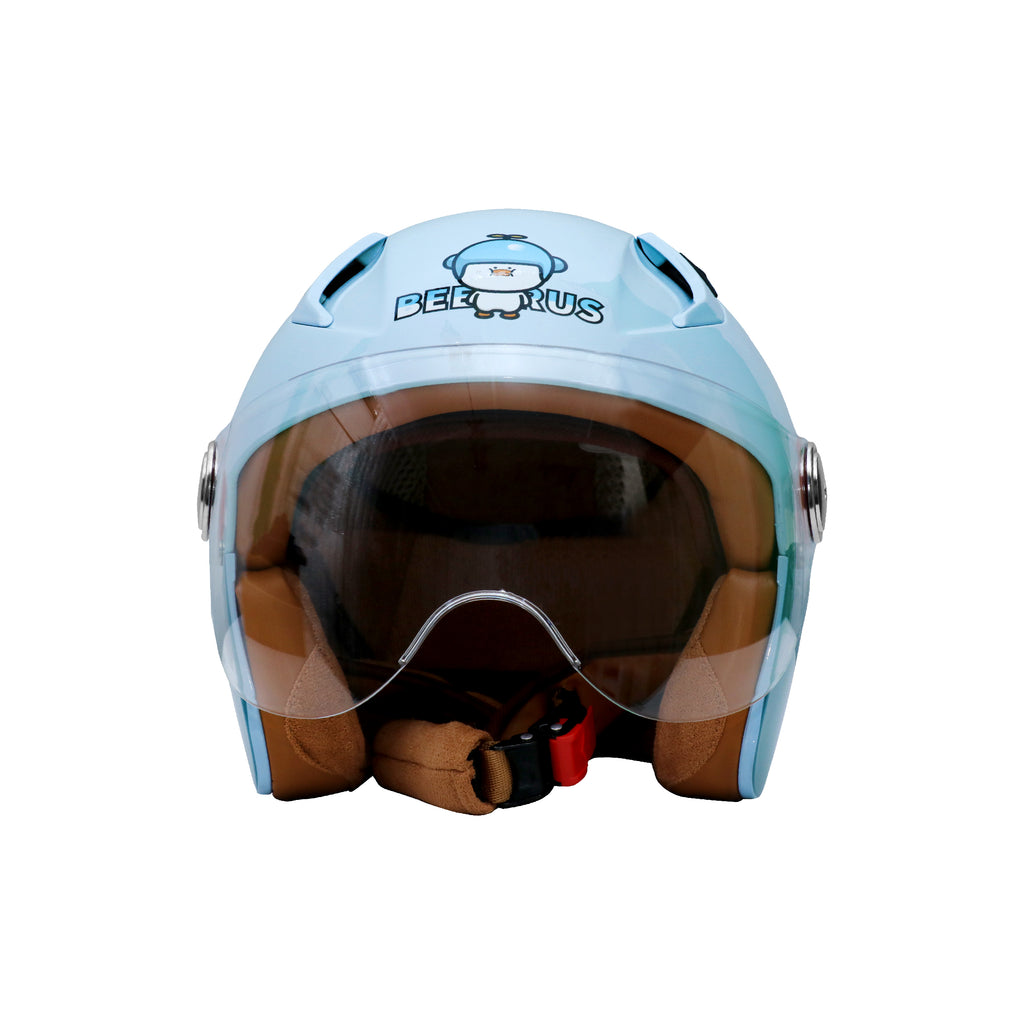 KIDS HALF FACE SAFTEY HELMET blue_3