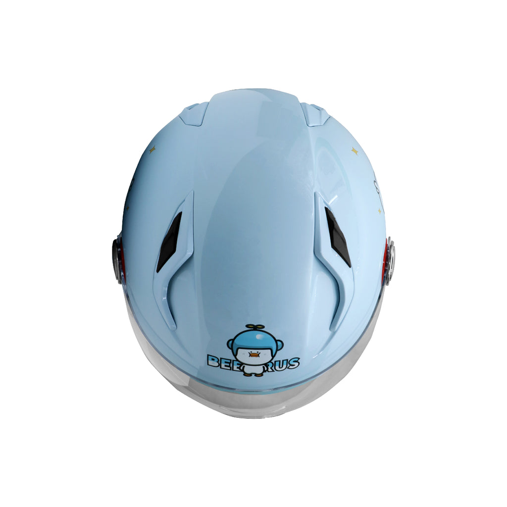 KIDS HALF FACE SAFTEY HELMET blue_5