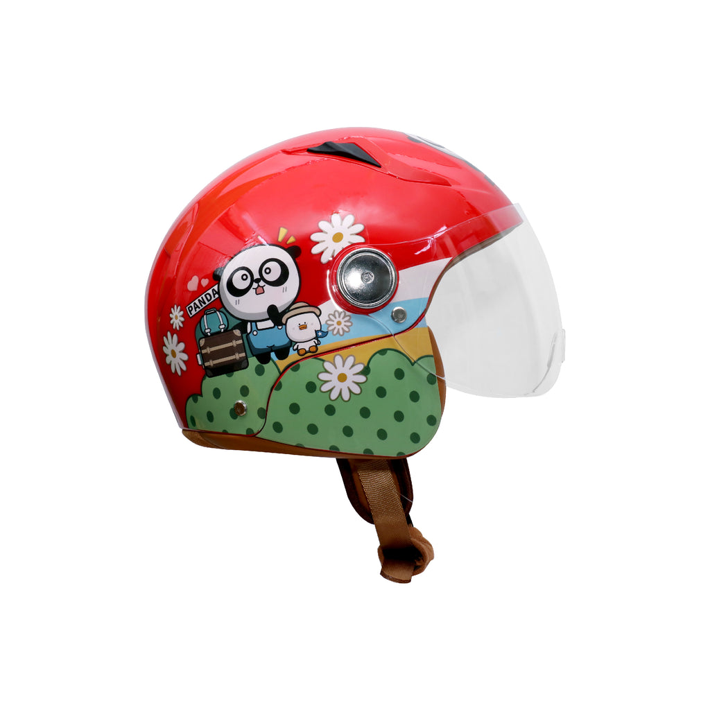 Kids Half Face Cartoon Helmet
