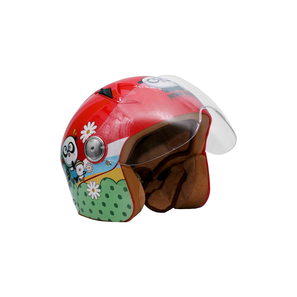 Kids Half Face Cartoon Helmet