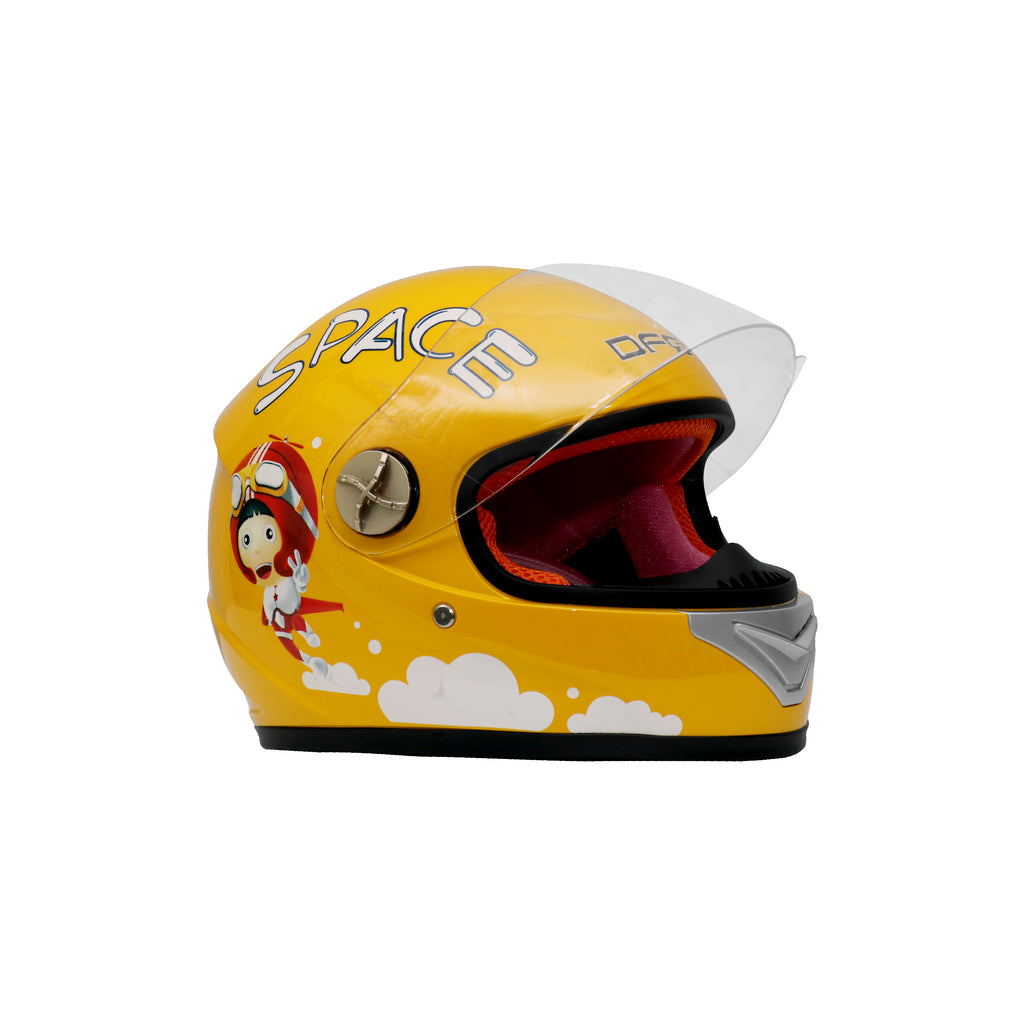 KIDS FULL FACE SAFTEY HELMET 836579 (YELLOW)