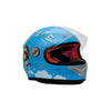 Kids Full Face Blue Helmet 