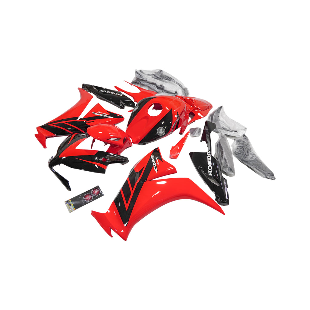 طقم تغليف وهيكل كامل للدراجة النارية هوندا CBR 1000 RR 2012-2016 باللون البرتقالي والأسود - 839003