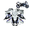 طقم هيكل سوزوكي GSXR1000 2017-23، أغطية تغليف دراجات نارية بديلة لون زرقاء وبيضاء، طقم هيكل كامل - 839417