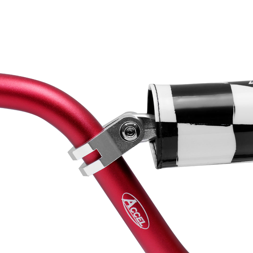 مقود مع واقي للصدر للدراجات النارية والموتوكروس (أحمر)