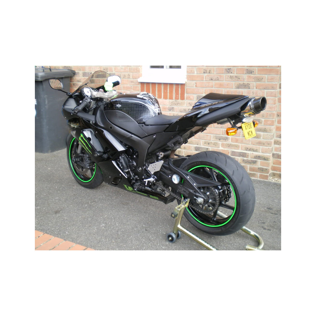 خطوط حافة عجلة دراجة نارية باللون الأخضر الفلوري من KEITI، خط فرامل عالي الوضوح - 845544