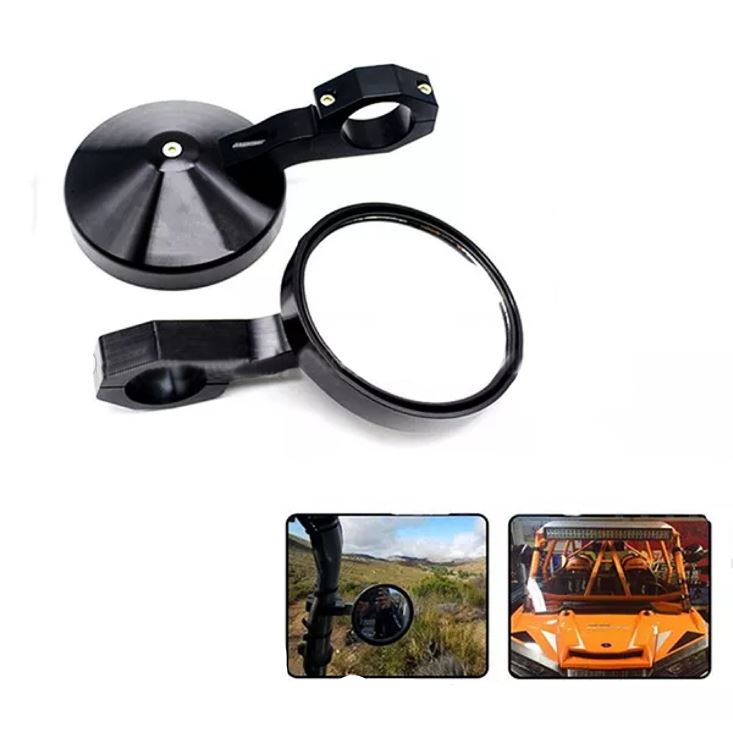 Handlebar Mount Aluminum Alloy Rearview Mirror UTV 846038_3