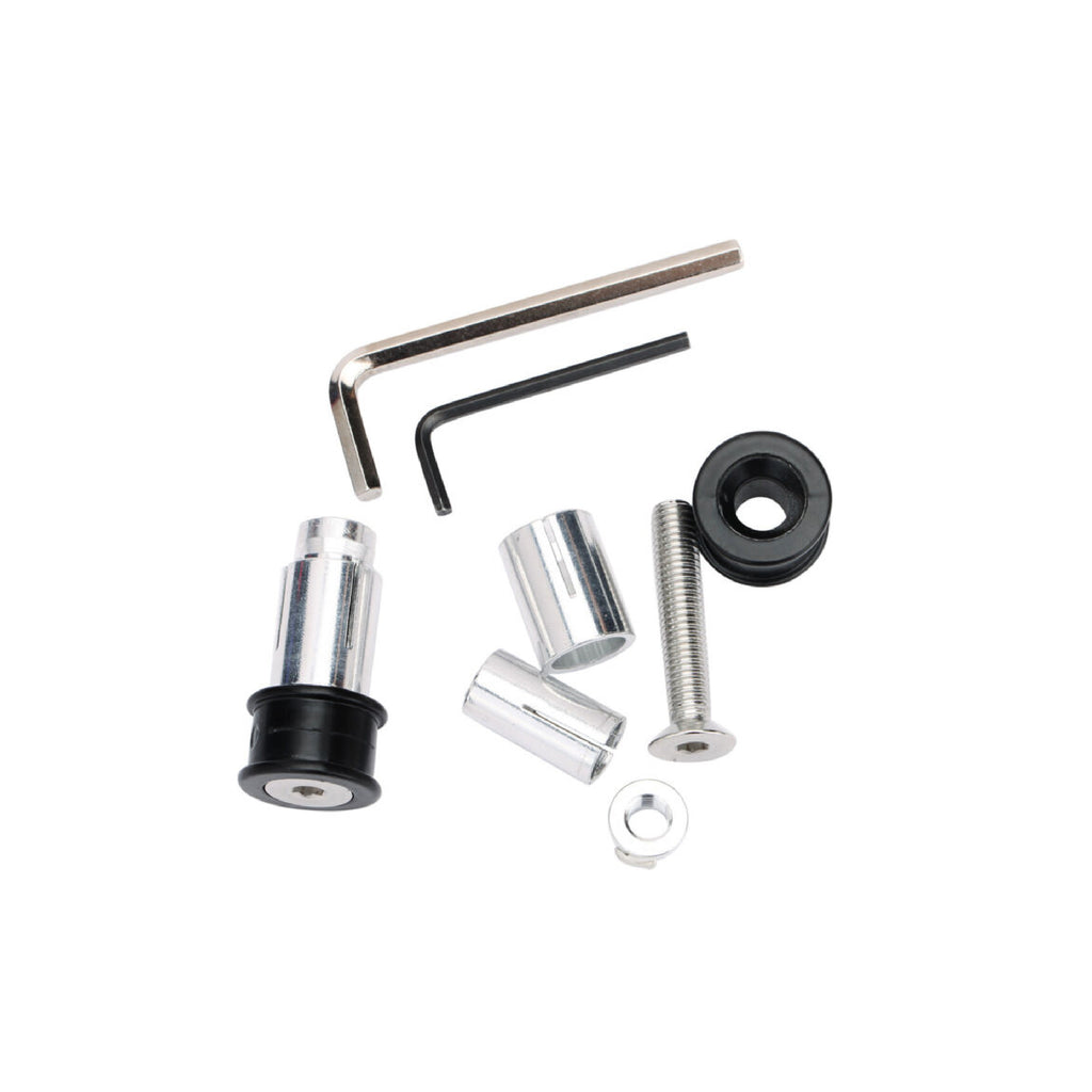 Universal Motorcycle Aluminum Rearview Side Mirror Handle Bar Ends_5