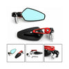 Universal Motorcycle Aluminum Rearview Side Mirror Handle Bar Ends_3