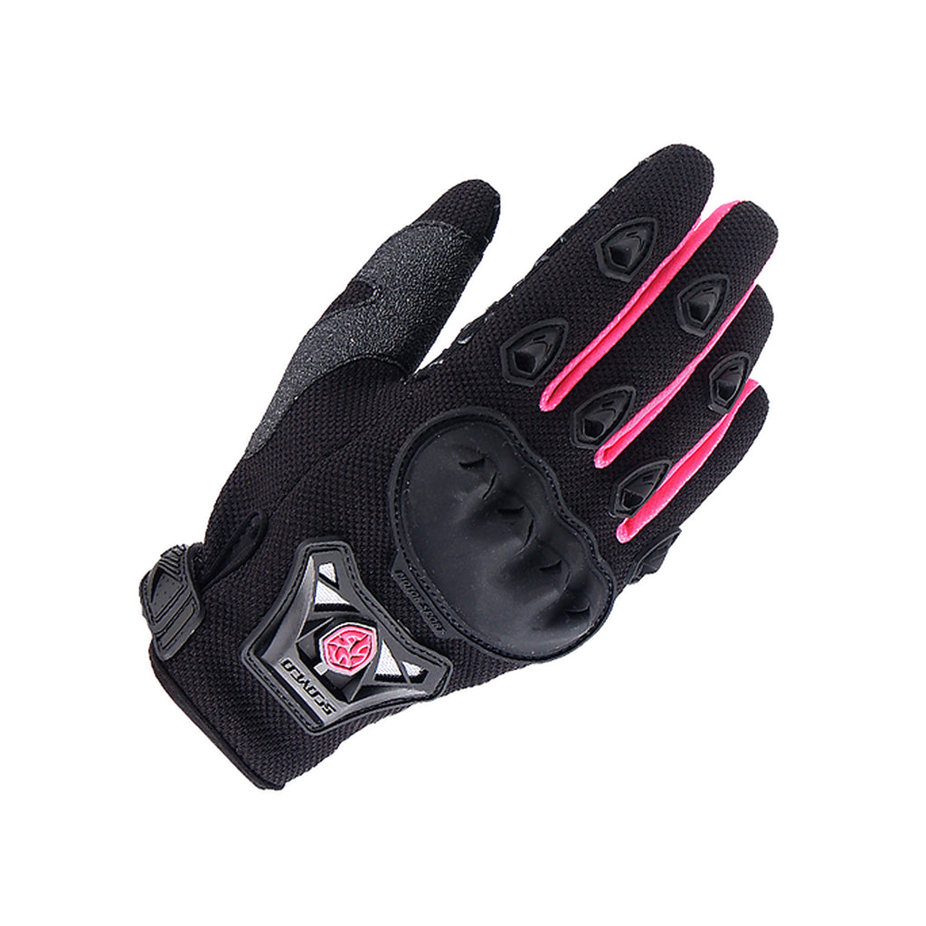 SCOYCO MC29W Motorcycle Gloves, Safety Full Gloves Pink_1