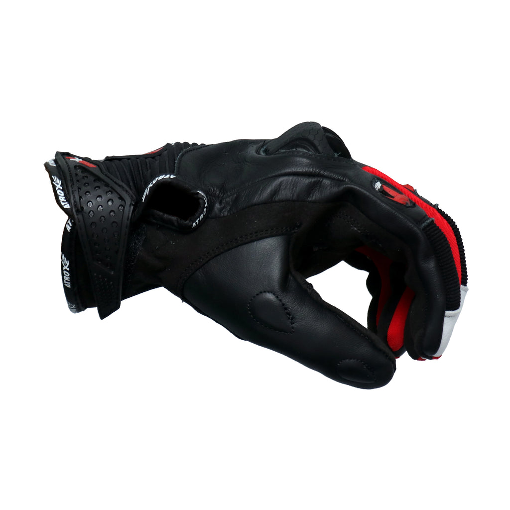 ATROX AT- 4147 Motorcycle Riding Full Finger Leather Gloves_5