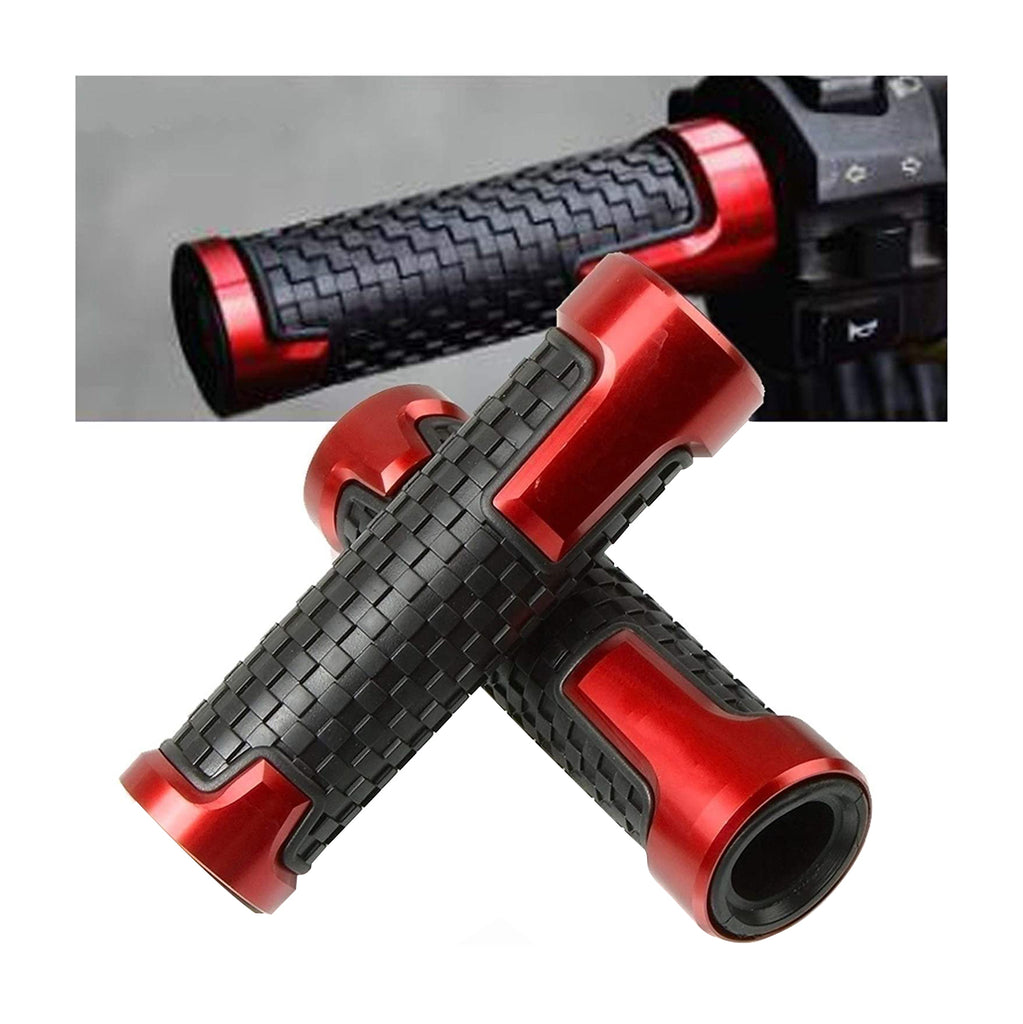 Pair of 7/8''22mm Motorcycle Handlebar Non-Slip Rubber Handle Grips_5