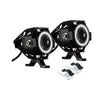 U7 Mini LED Motorcycle Fog Light with Angel Eye Ring & Flashing Beam_1