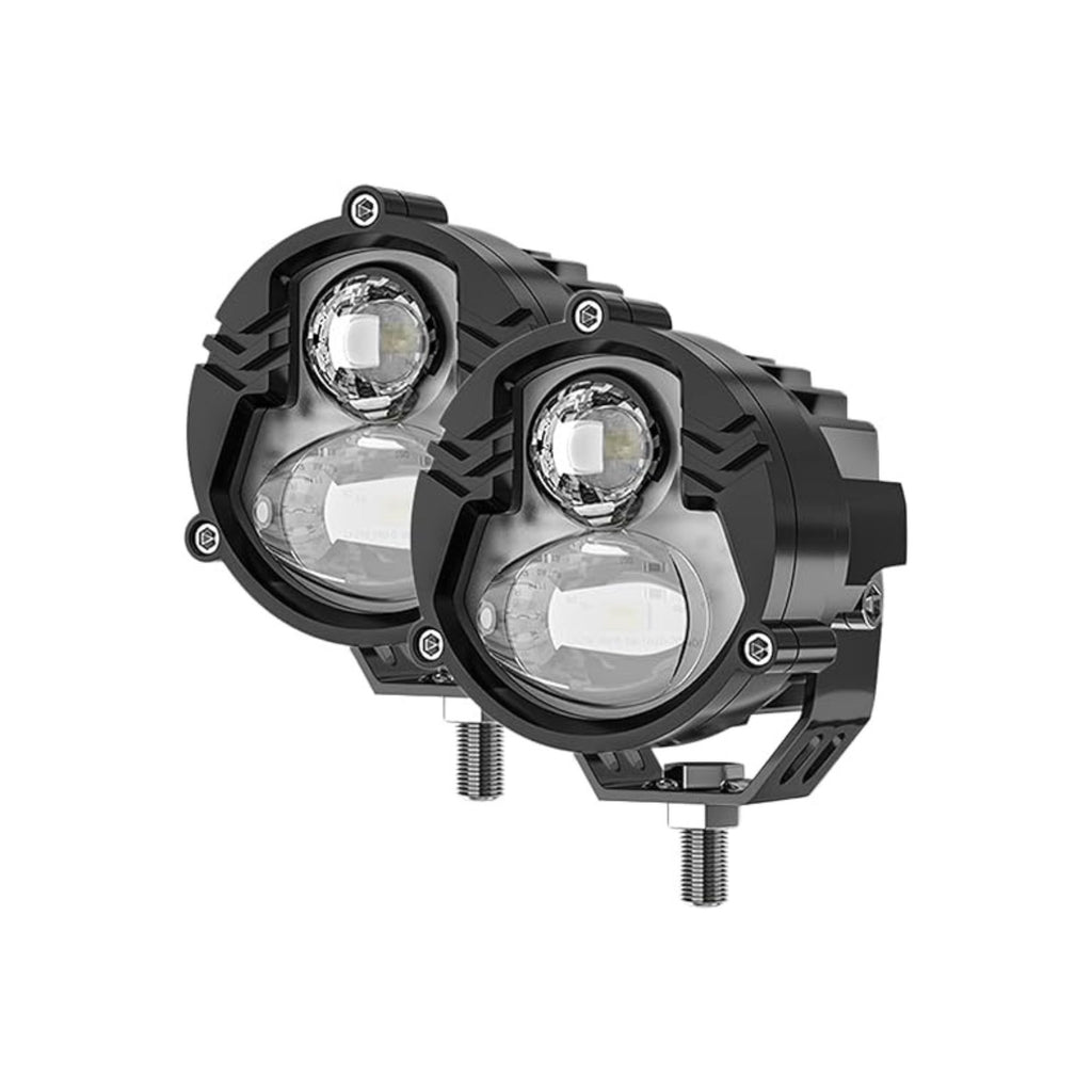 DXY-JRY Dual Color Motorcycle LED Fog Lights_2